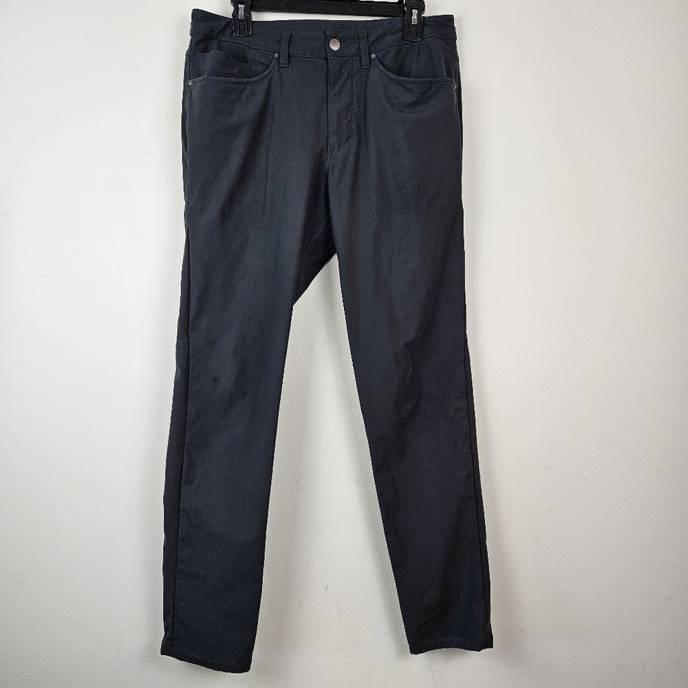 Lululemon Abc Classic Fit 5 Pocket Pant Warpstreme Size 32 Gray 29" Inseam